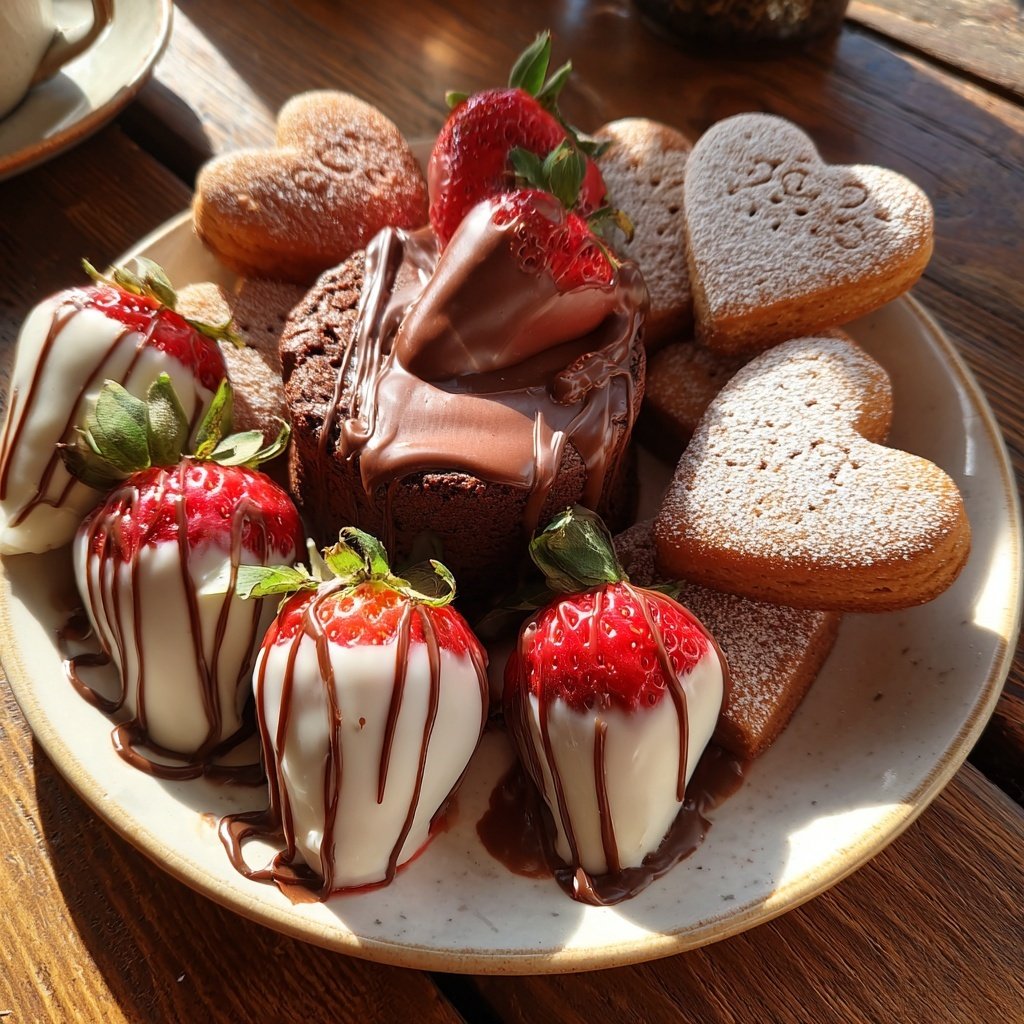 Dessert Platter for Valentine’s Day