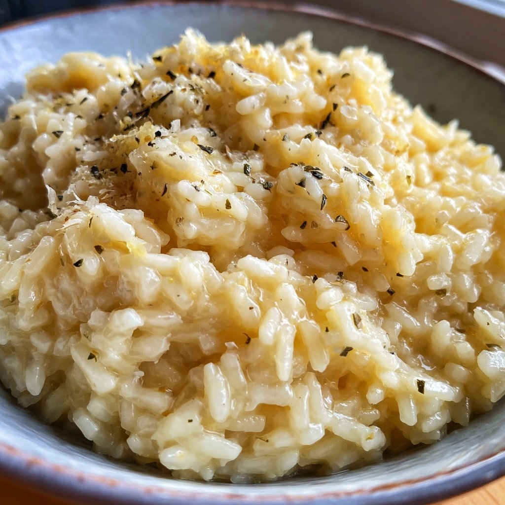 Romantic Lemon Parmesan Risotto