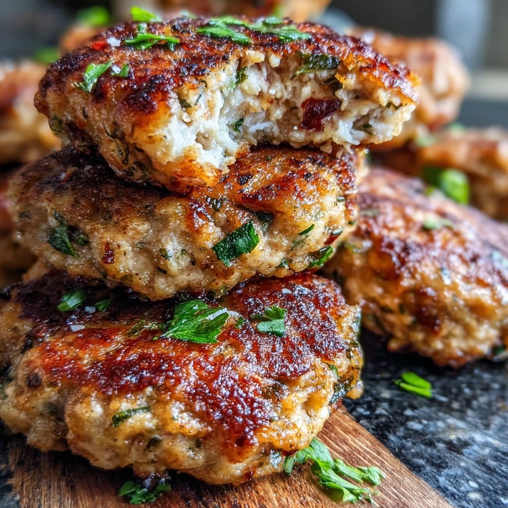 Ground Chicken Burger Patties