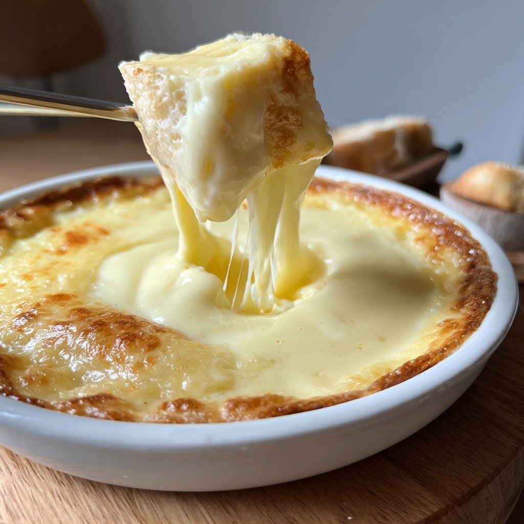 Fondue with Fontina Cheese