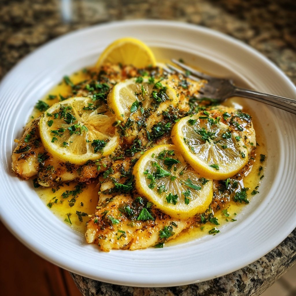 Lemon Herb Baked Tilapia