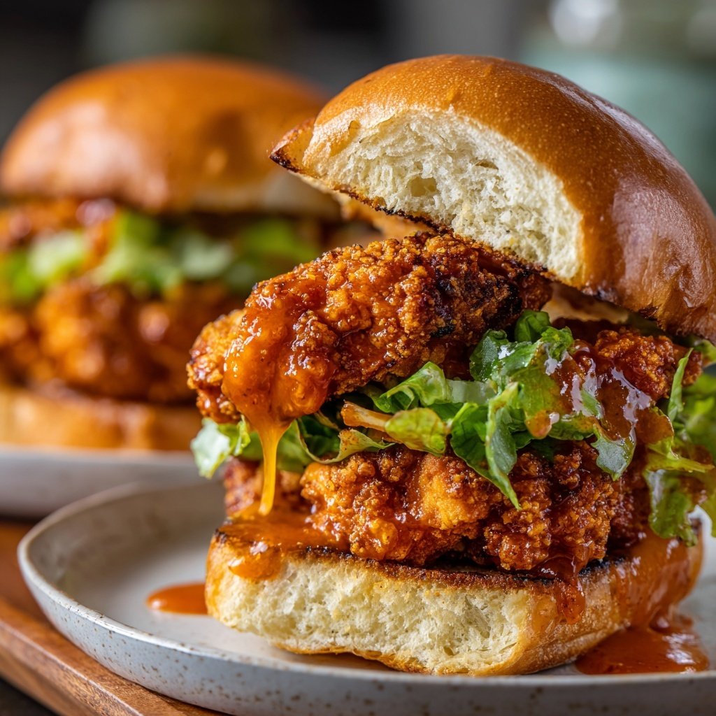 Crispy Buffalo Cauliflower Sliders