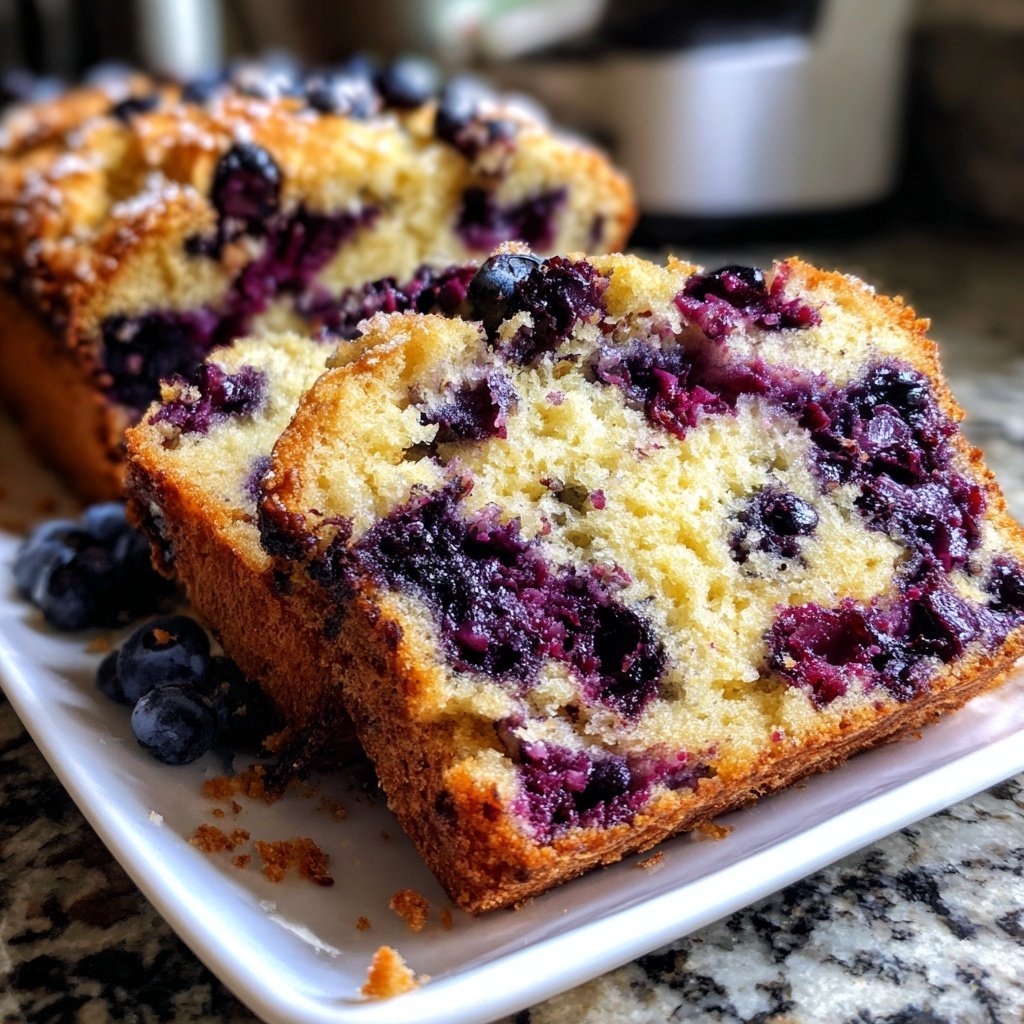 Blueberry Lemon Tea Bread