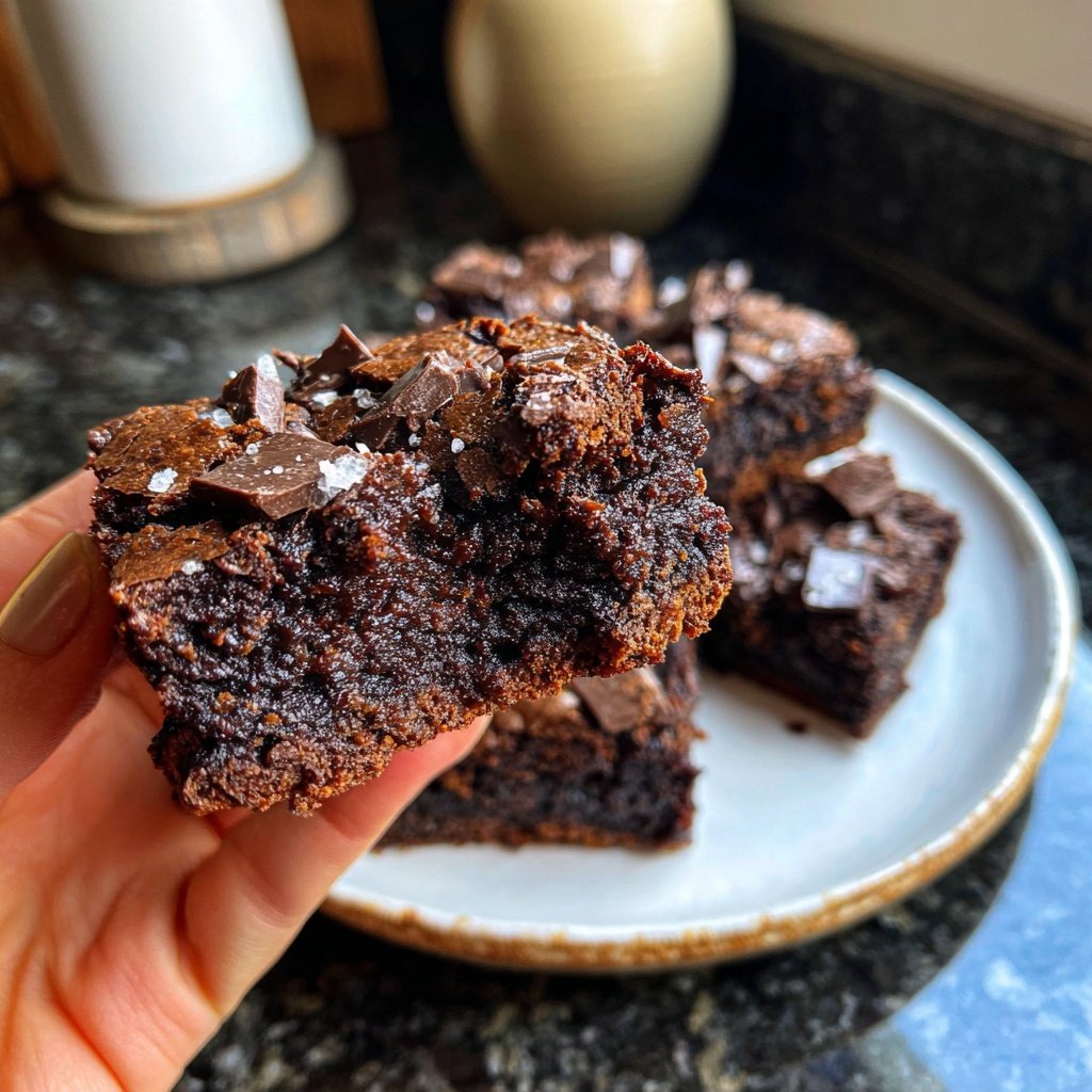 Fudgy Discard Brownies With Cocoa