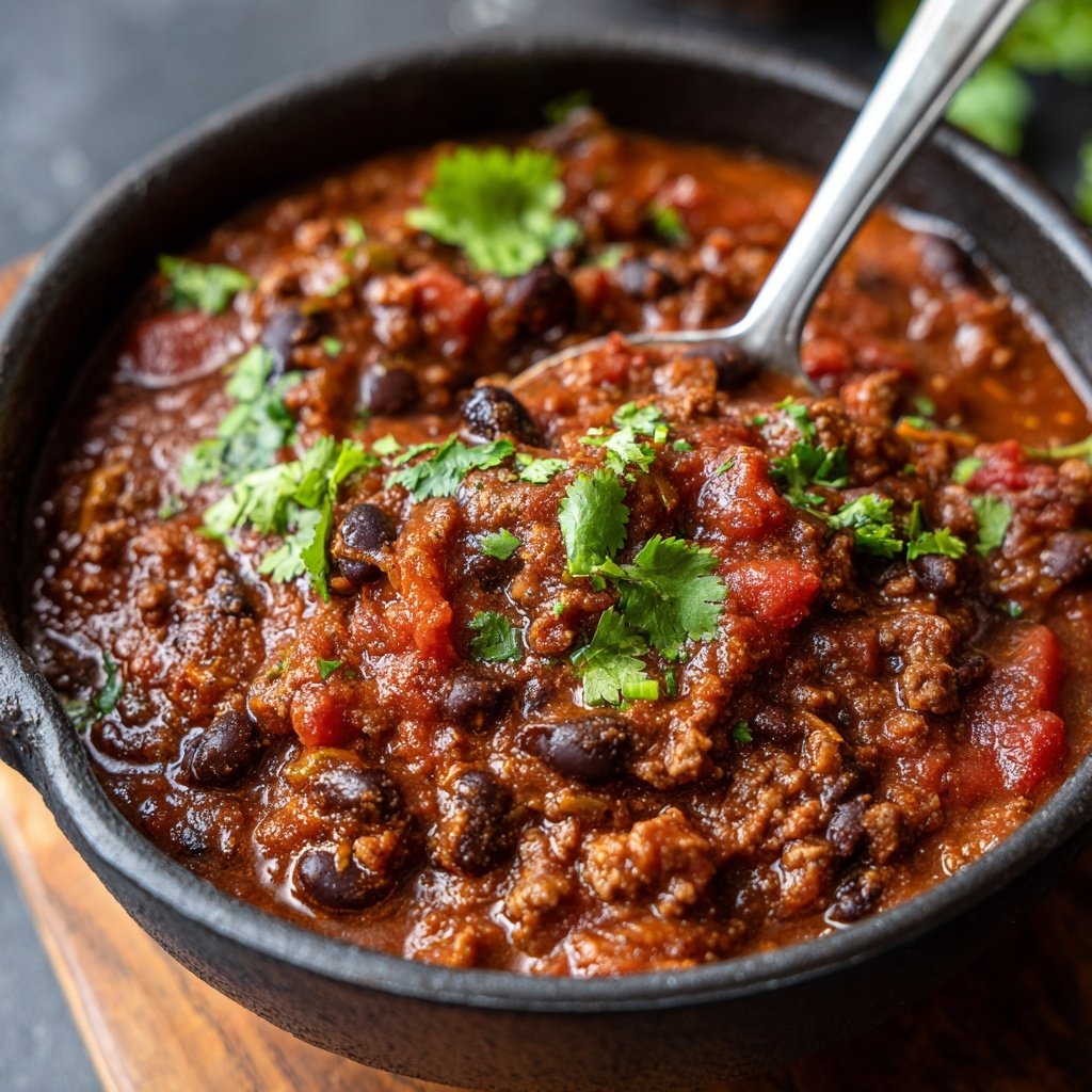 Ground Beef Chili Simple