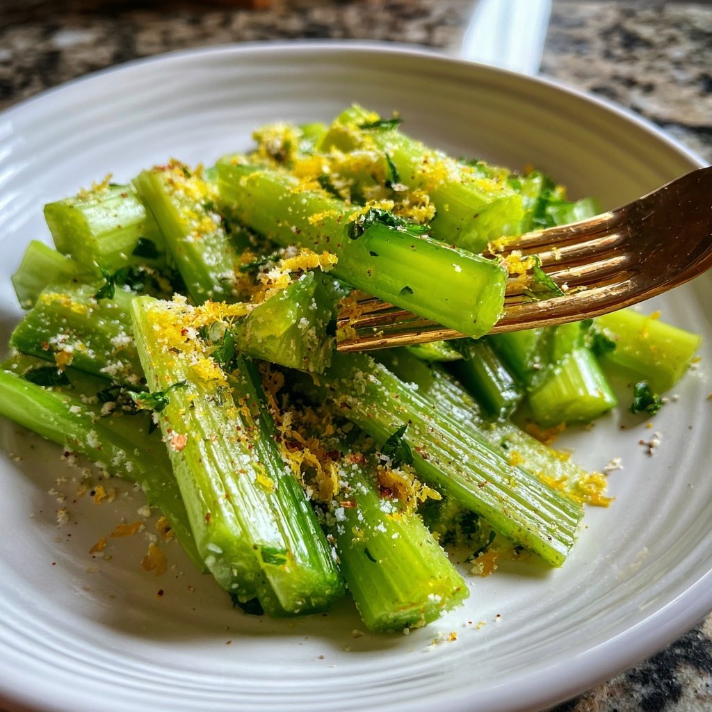 Celery Salad With Lemon Zest