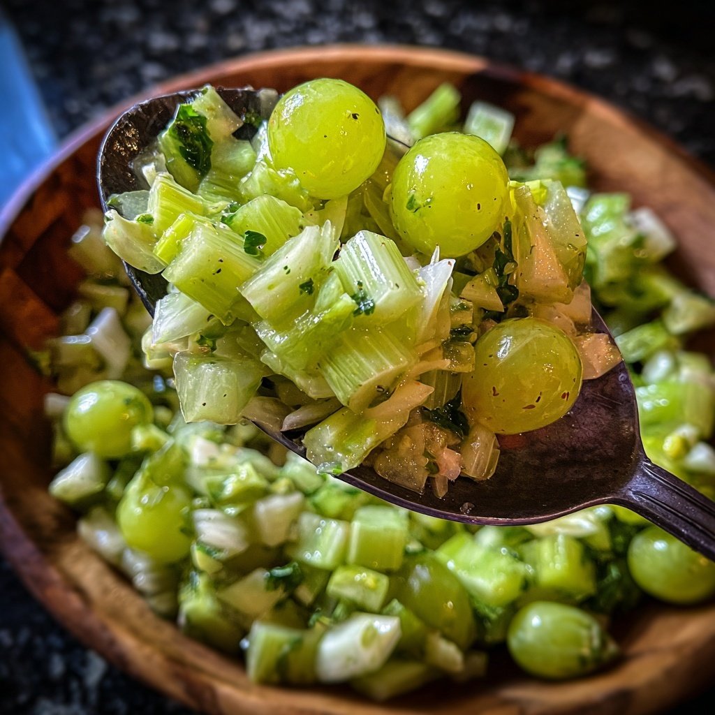 Celery Salad With Grapes