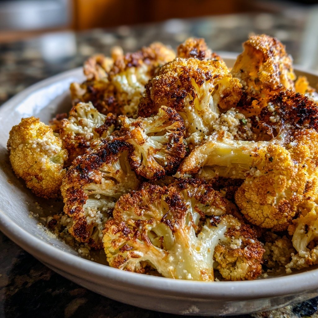 Roasted Cauliflower Lemon Tahini