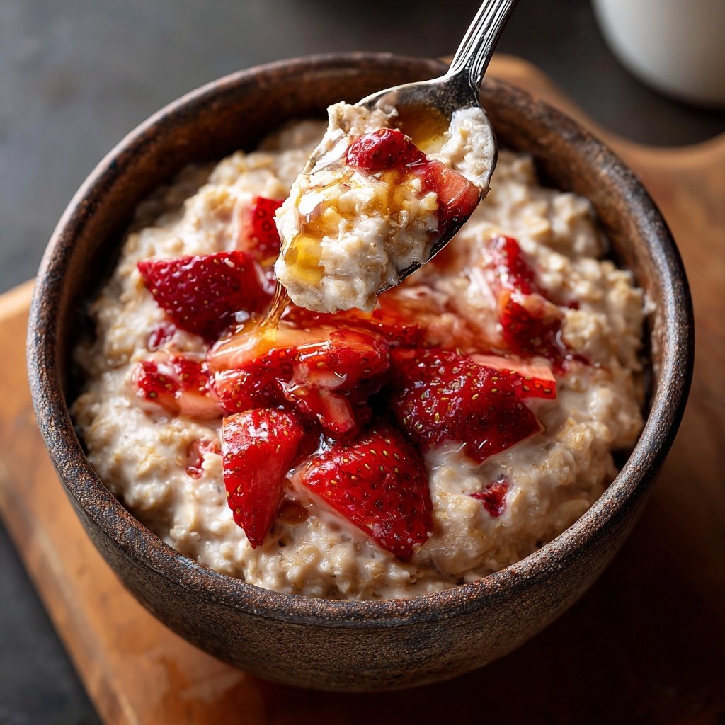 Fresh Strawberry Oatmeal