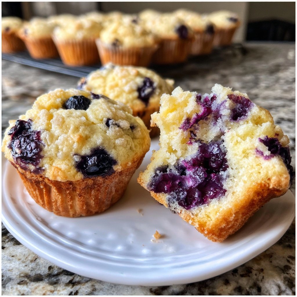 Healthy Blueberry Muffins