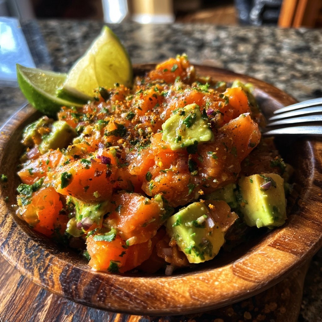 Salmon Tartare with Avocado