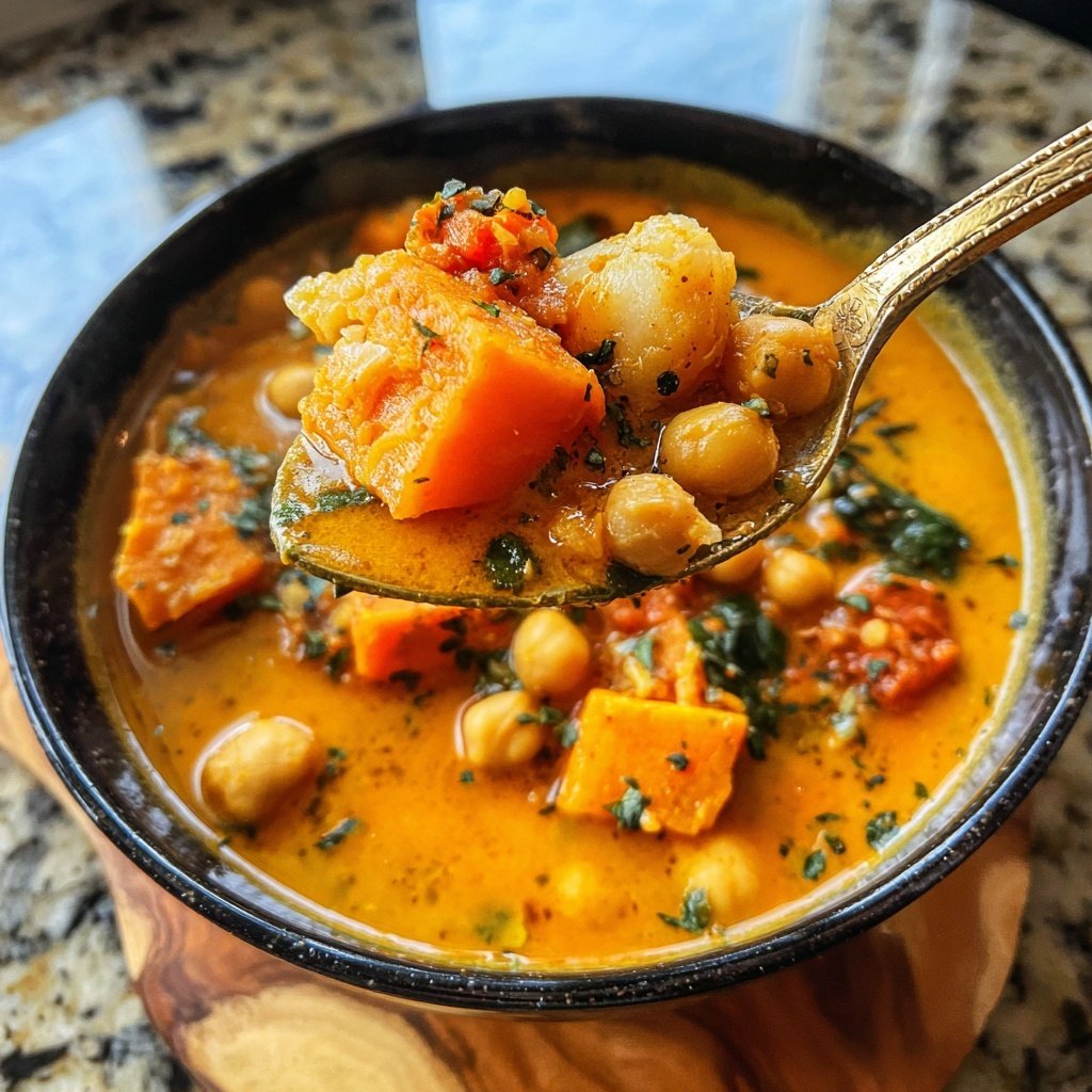 Jamaican Sweet Potato Chickpea Stew