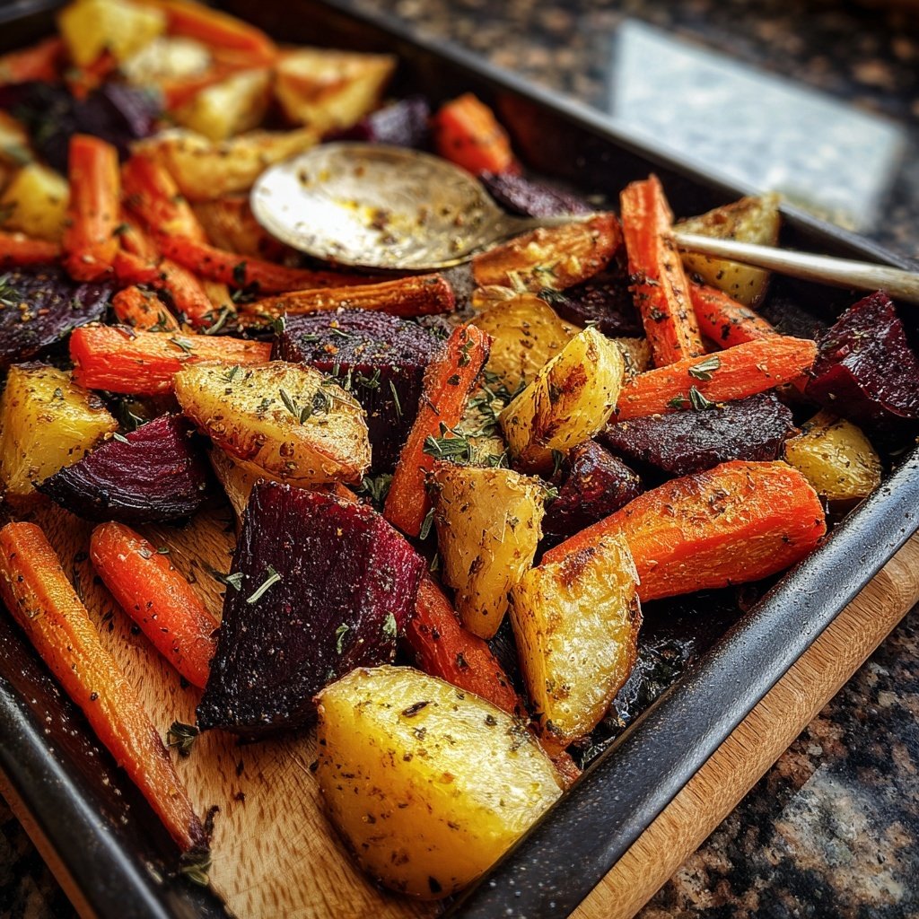 Herb Roasted Root Veggie Tray